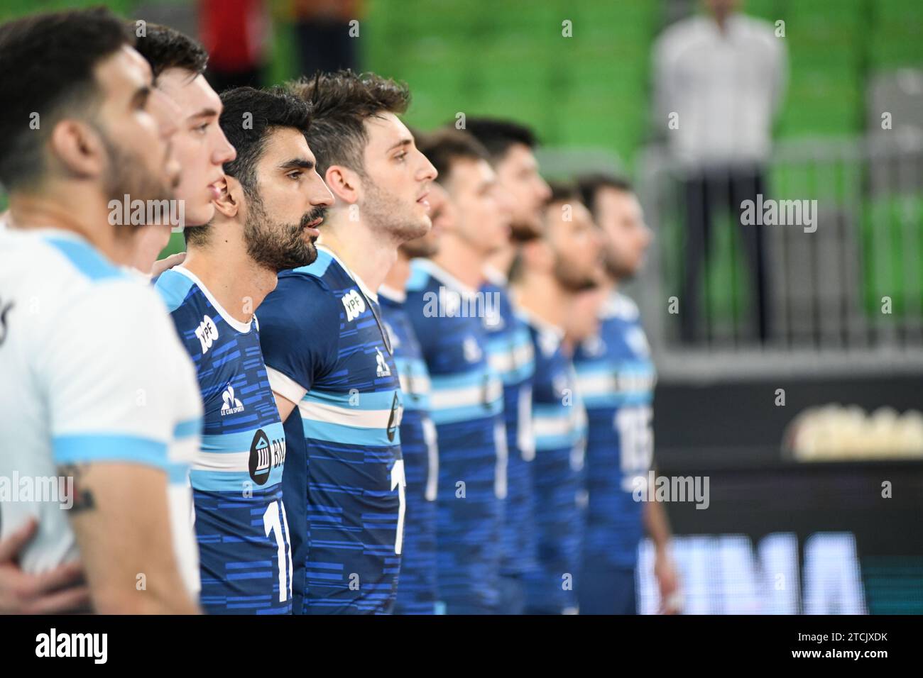 Argentinische Volleyballnationalmannschaft. Volleyball-Weltmeisterschaft 2022. Stockfoto