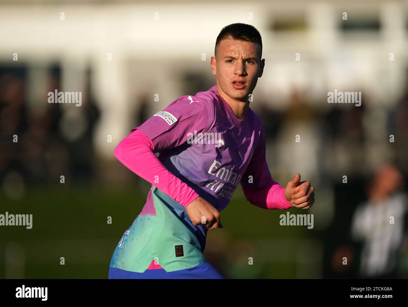 Francesco Camarda von AC Mailand während der UEFA Youth League, Spiel