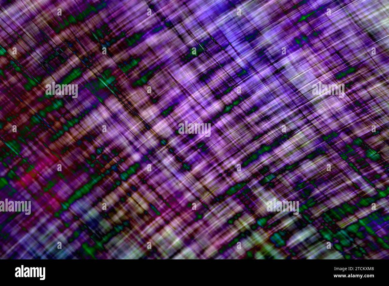 Grasblätter, abstrakter Hintergrund, Wischeffekt, Birnenbelichtung Stockfoto