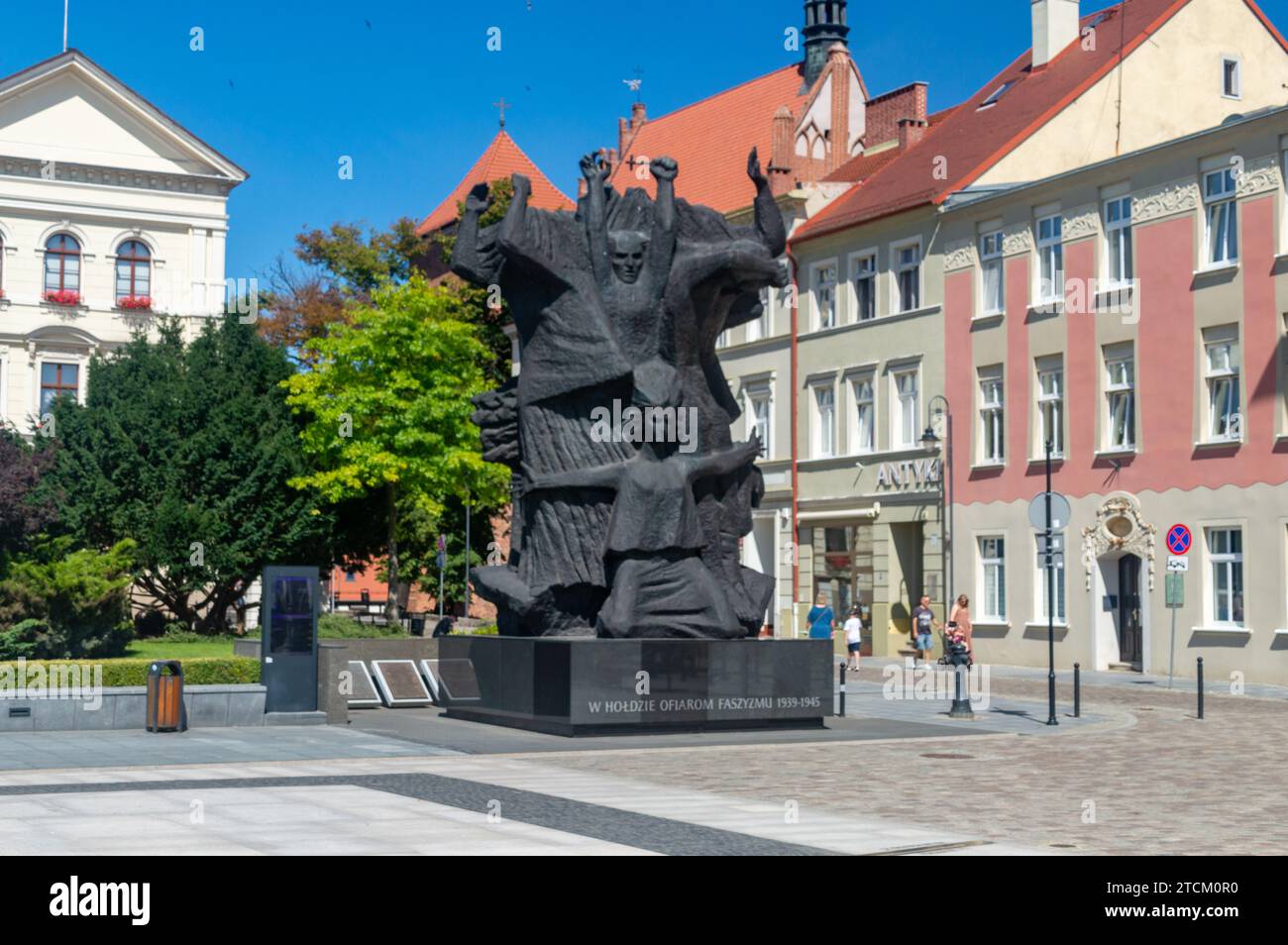 Bydgoszcz, Polen – 9. Juli 2023: Denkmal für Kampf und Martyrium des Bydgoszcz-Landes (Polnisch: Pomnik Walki i Meczenstwa Ziemi Bydgoskiej). Stockfoto