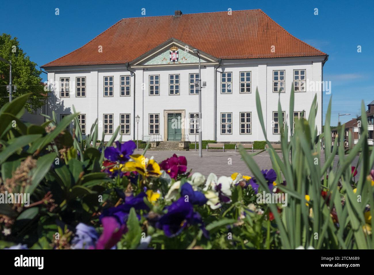 Ratzeburg, Schleswig-Holstein, Deutschland, 24. Mai 2021 - Altes Kreishaus Stockfoto