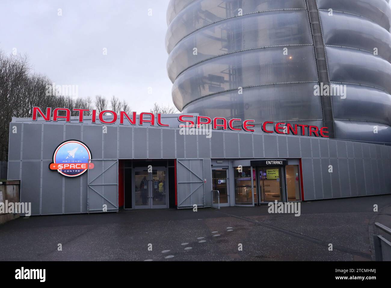 13. Dezember 2023 National Space Centre, Leicester das Gebäude ist zu einem Wahrzeichen in Leicester geworden. Das Gebäude besteht aus Ethlylen-Tetrafluorethylen (ETFE)-Gewebe „Kissen“ oder Ballons ©GED Noonan/Alamy Stockfoto