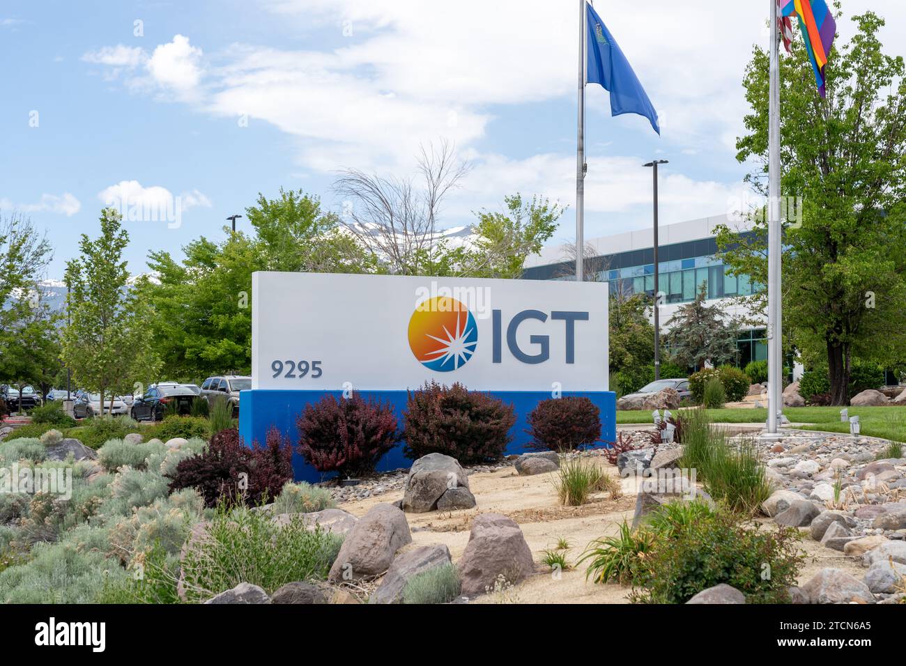 IGT (International Game Technology) mit Sitz in Reno, Nevada, USA Stockfoto