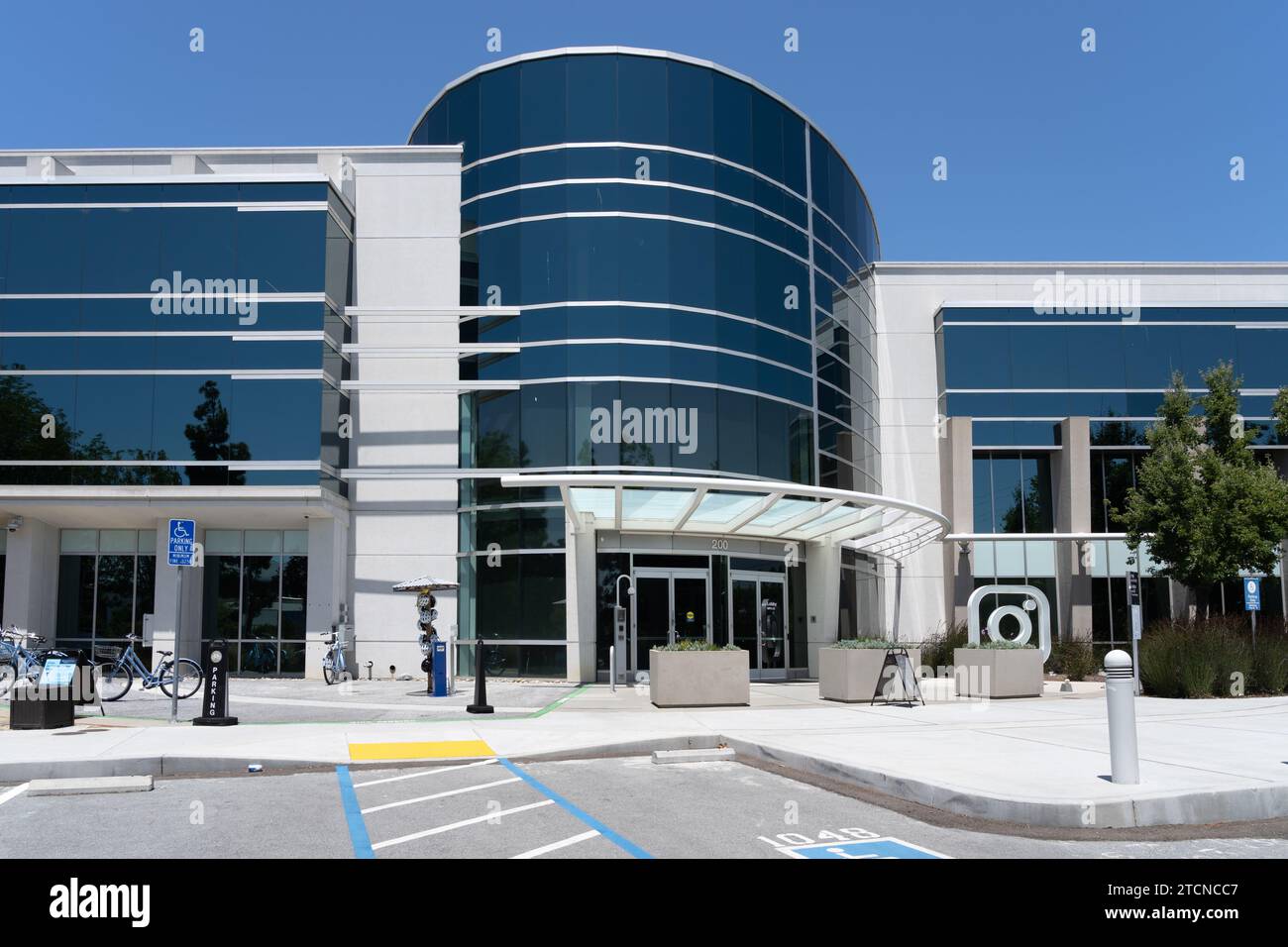 Hauptsitz von Instagram in Menlo Park, CA, USA Stockfoto