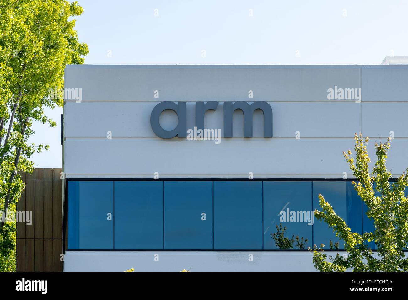 Der Hauptsitz von ARM in den USA befindet sich in San Jose, Kalifornien, USA Stockfoto