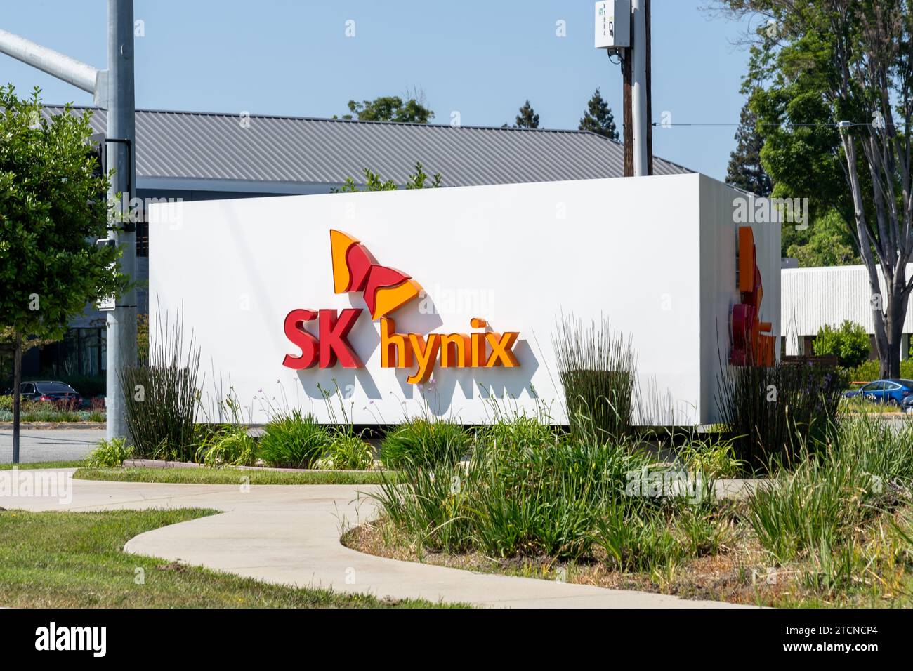 Hauptsitz von SK hynix America in San Jose, CA, USA Stockfoto