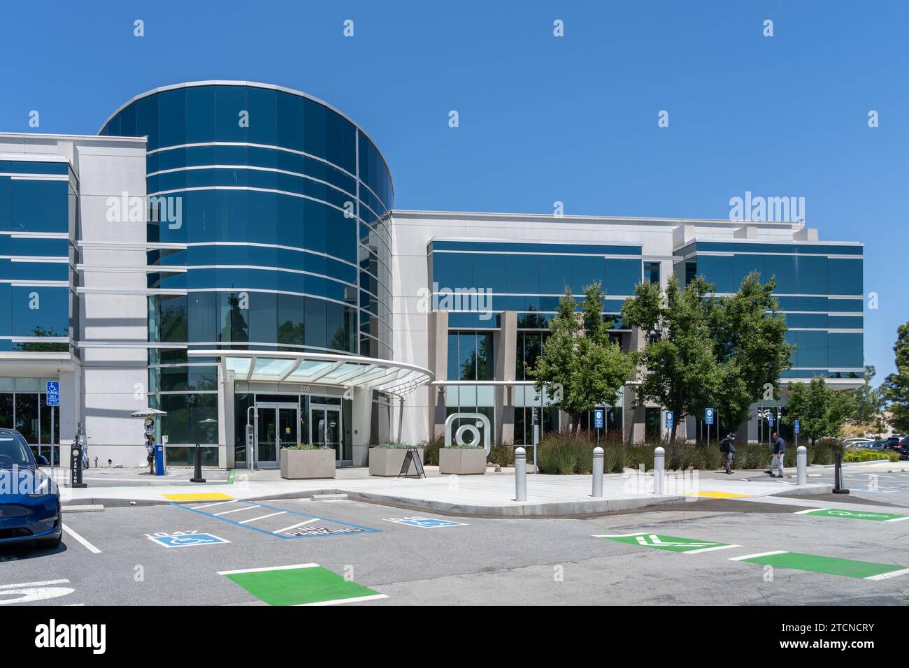 Hauptsitz von Instagram in Menlo Park, CA, USA Stockfoto