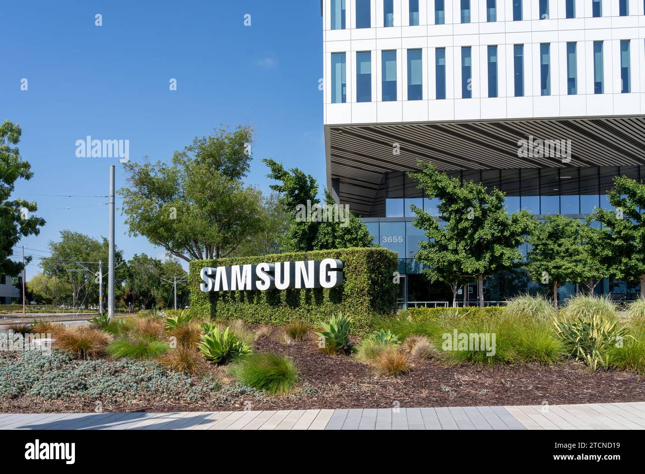 Samsung Büro in Silicon Valley, San Jose, CA, USA Stockfoto
