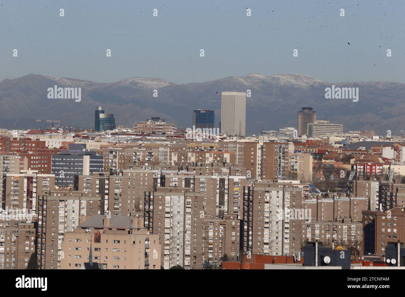 Madrid, 01.09.2017. Geringe Verschmutzung heute in Madrid. Foto: Jaime García ARCHDC. Quelle: Album / Archivo ABC / Jaime García Stockfoto