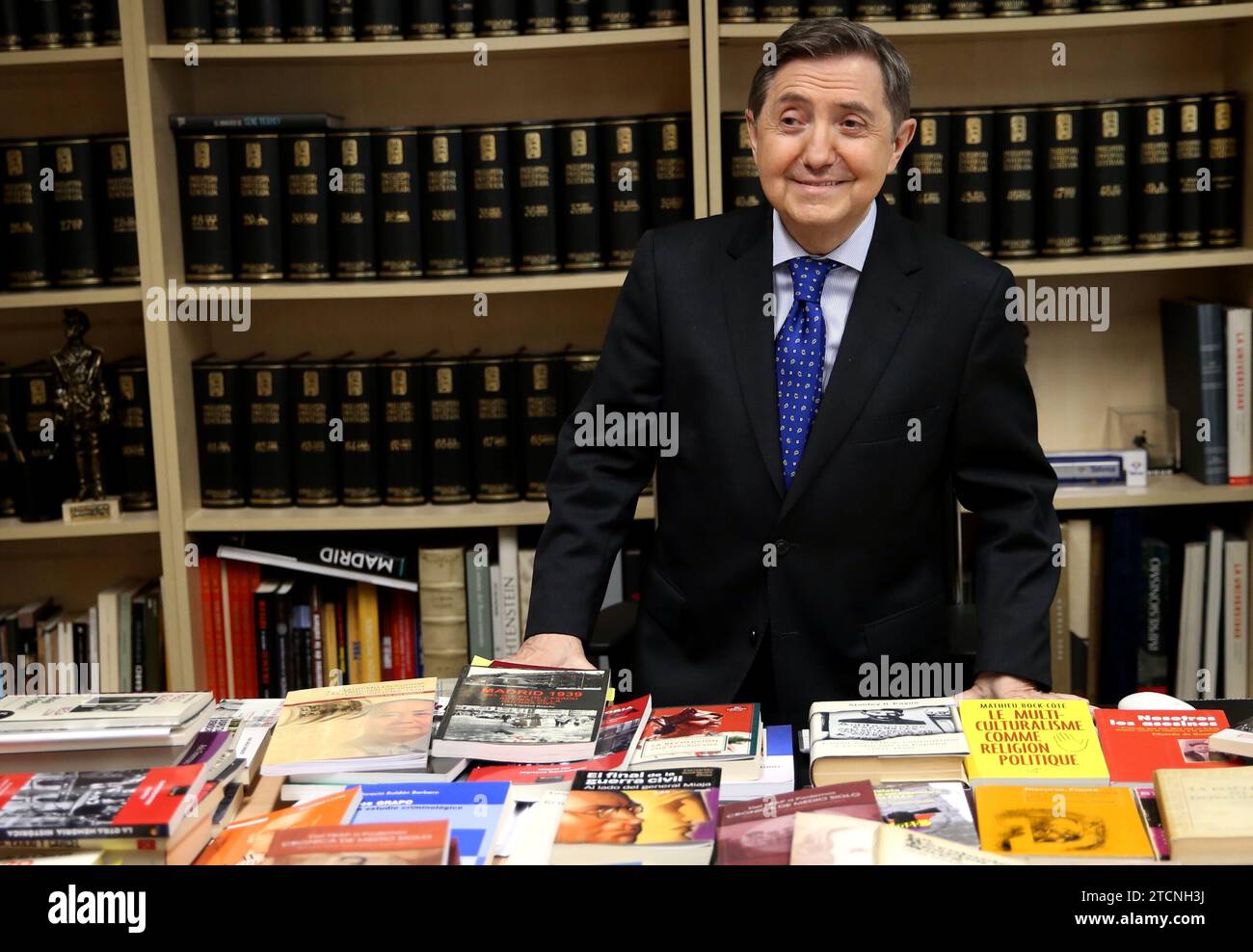 Madrid, 26.11.2020. Interview Mit Federico Jiménez Losantos. Foto: Ernesto Agudo. Archdc. Quelle: Album/Archivo ABC/Ernesto Agudo Stockfoto