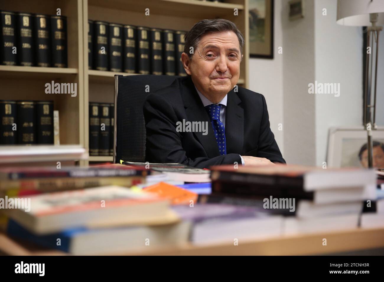 Madrid, 26.11.2020. Interview Mit Federico Jiménez Losantos. Foto: Ernesto Agudo. Archdc. Quelle: Album/Archivo ABC/Ernesto Agudo Stockfoto