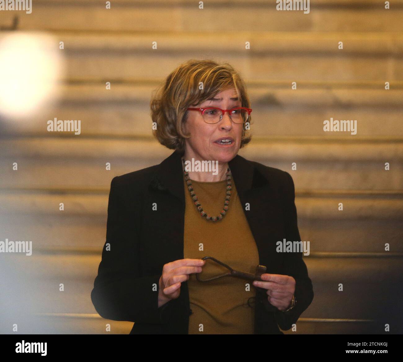 Sada (La Coruña), 10.12.2020. Der Pazo de Meirás ist nun Teil des Staatserbes, nachdem der Leiter des Gerichts erster Instanz Nr. 1 von La Coruña, Marta Canales, ihn gemäß der vorläufigen Vollstreckung des Urteils vom 2. September der Generalverwaltung des Staates übergeben hat — in dem vereinbart wurde, dass die Immobilie ein öffentliches gut ist. Foto: Miguel Muñiz. ARCHDC. Quelle: Album / Archivo ABC / Miguel Muñiz Stockfoto