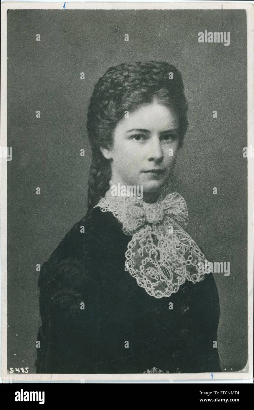 01/01/1867. Kaiserin Elisabeth von Österreich 'Sissi'. Quelle: Album/Archivo ABC Stockfoto
