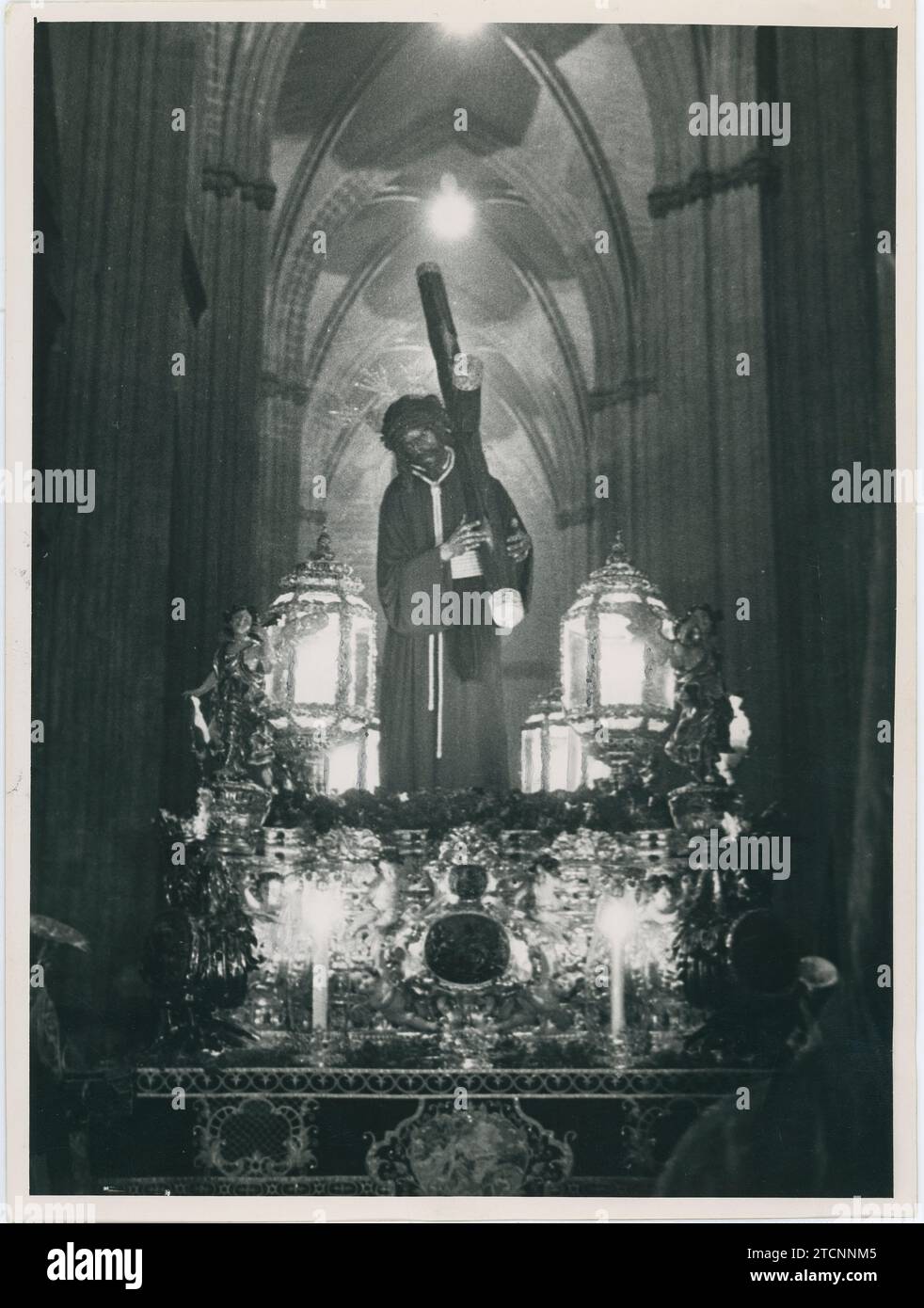 Sevilla, 1950 (CA.). Karwoche, Karwoche. Unser Vater Jesus von der Großmacht in der Kathedrale. Quelle: Album / Archivo ABC / Serrano Stockfoto