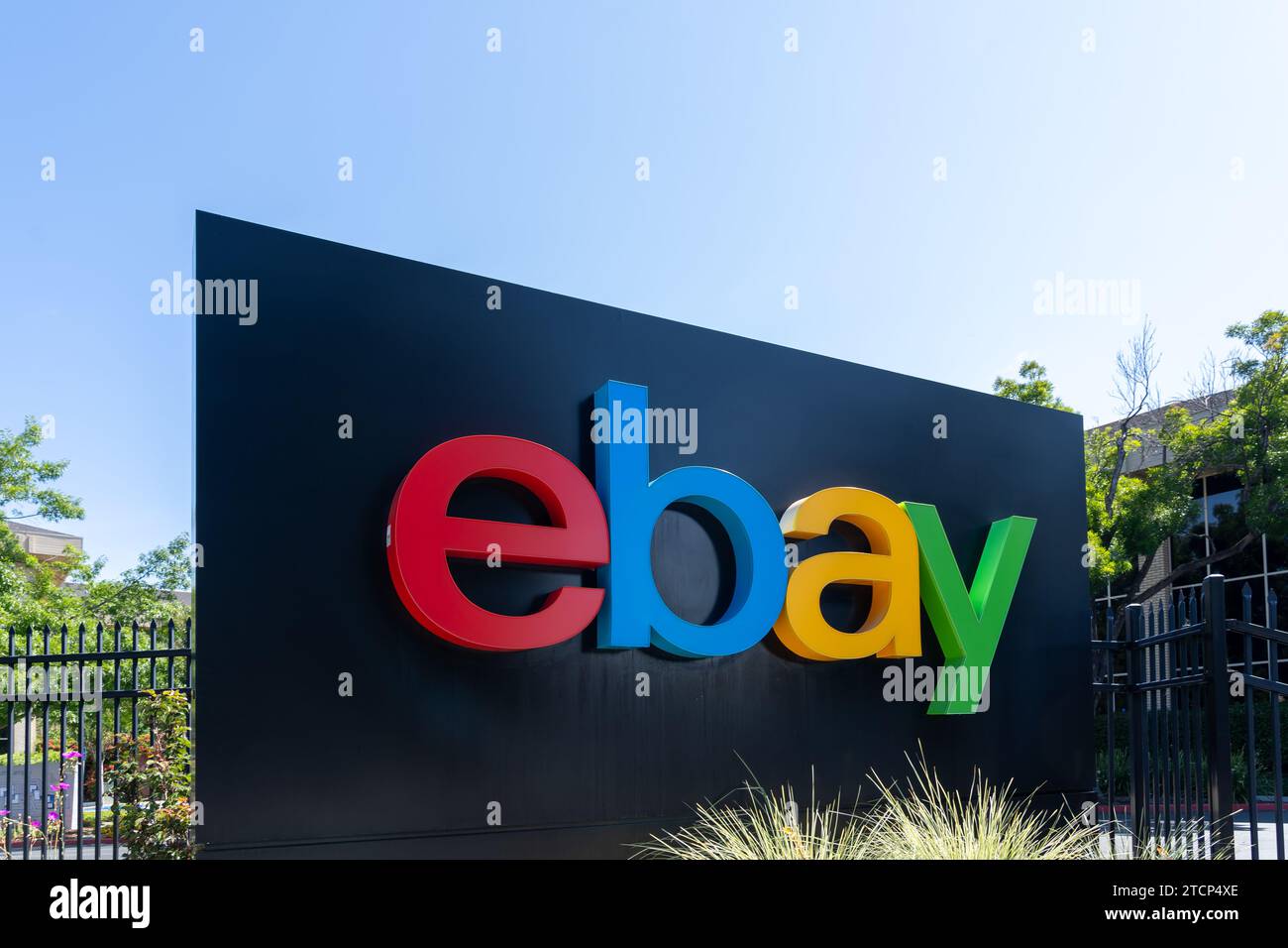 Hauptsitz von eBay in San Jose, Kalifornien, USA Stockfoto