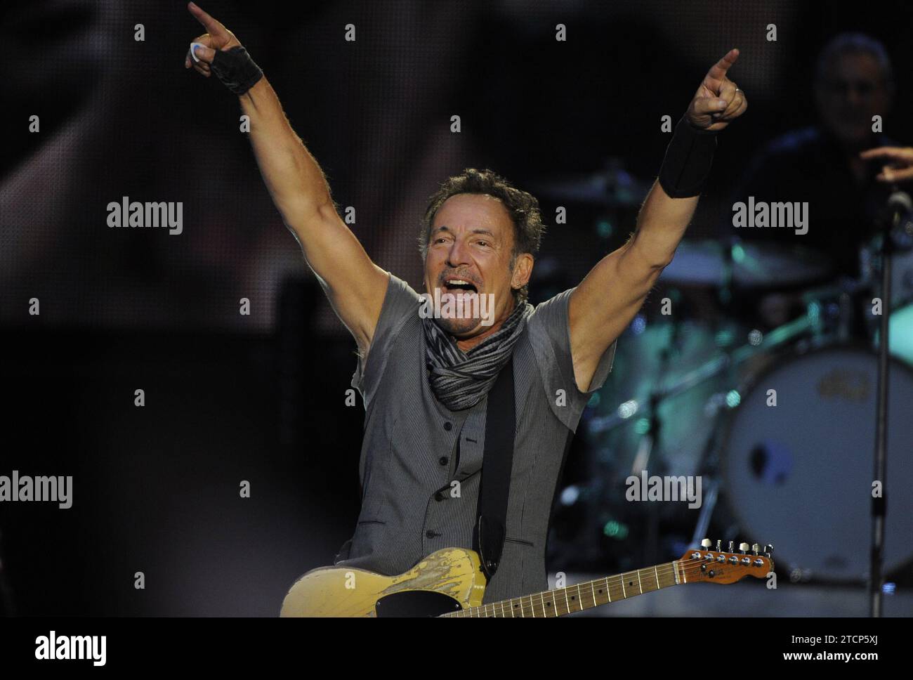 Madrid, 21.05.2016. Bruce Springsteen Konzert im Santiago Bernabéu. Foto: San Bernardo Archdc. Quelle: Album / Archivo ABC / Eduardo San Bernardo Stockfoto