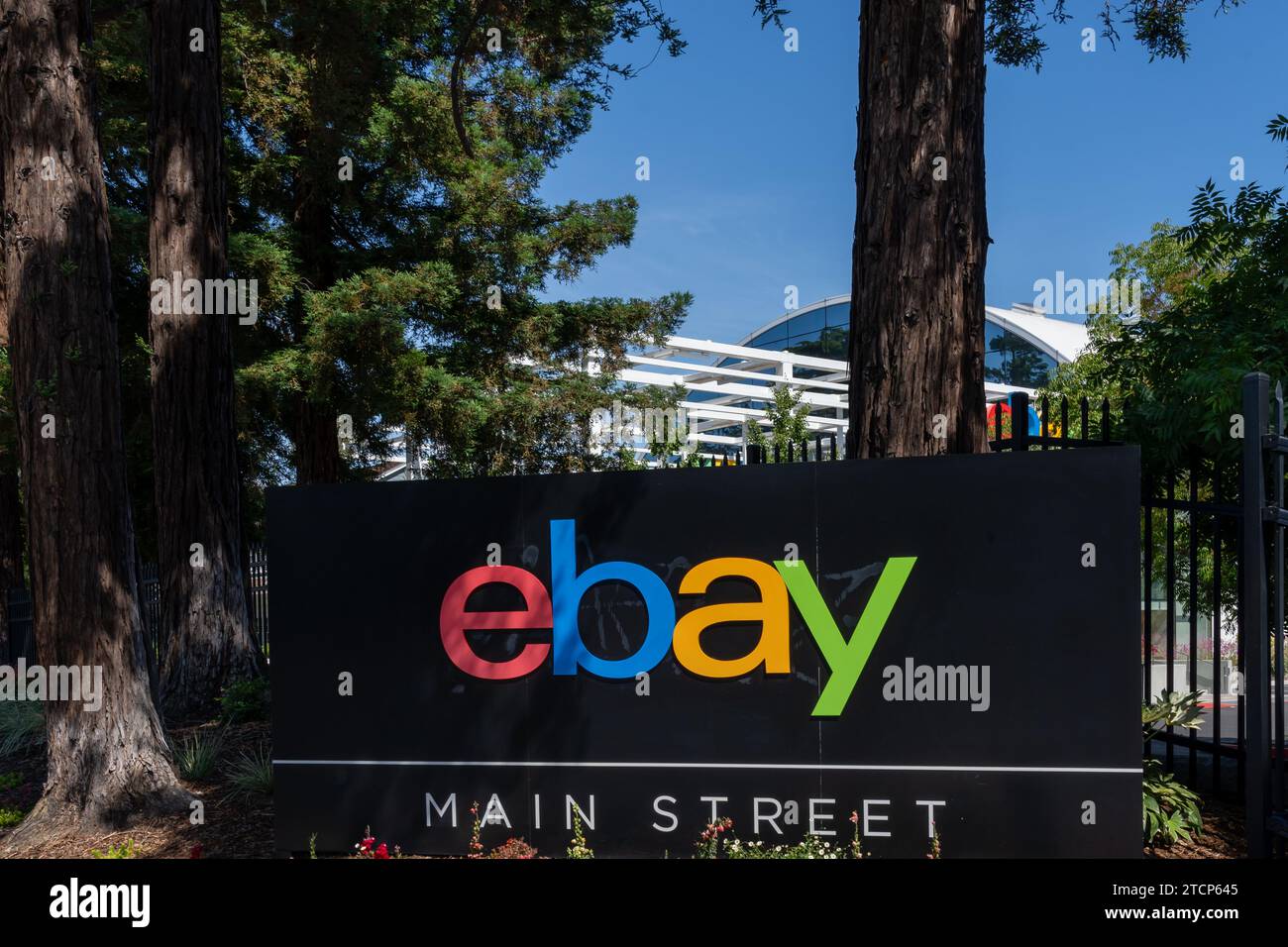 Hauptsitz von eBay in San Jose, Kalifornien, USA Stockfoto