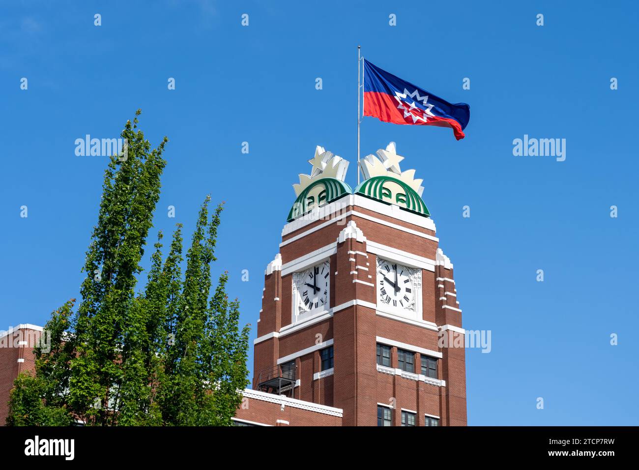 Starbucks Hauptsitz in Seattle, Washington, USA Stockfoto