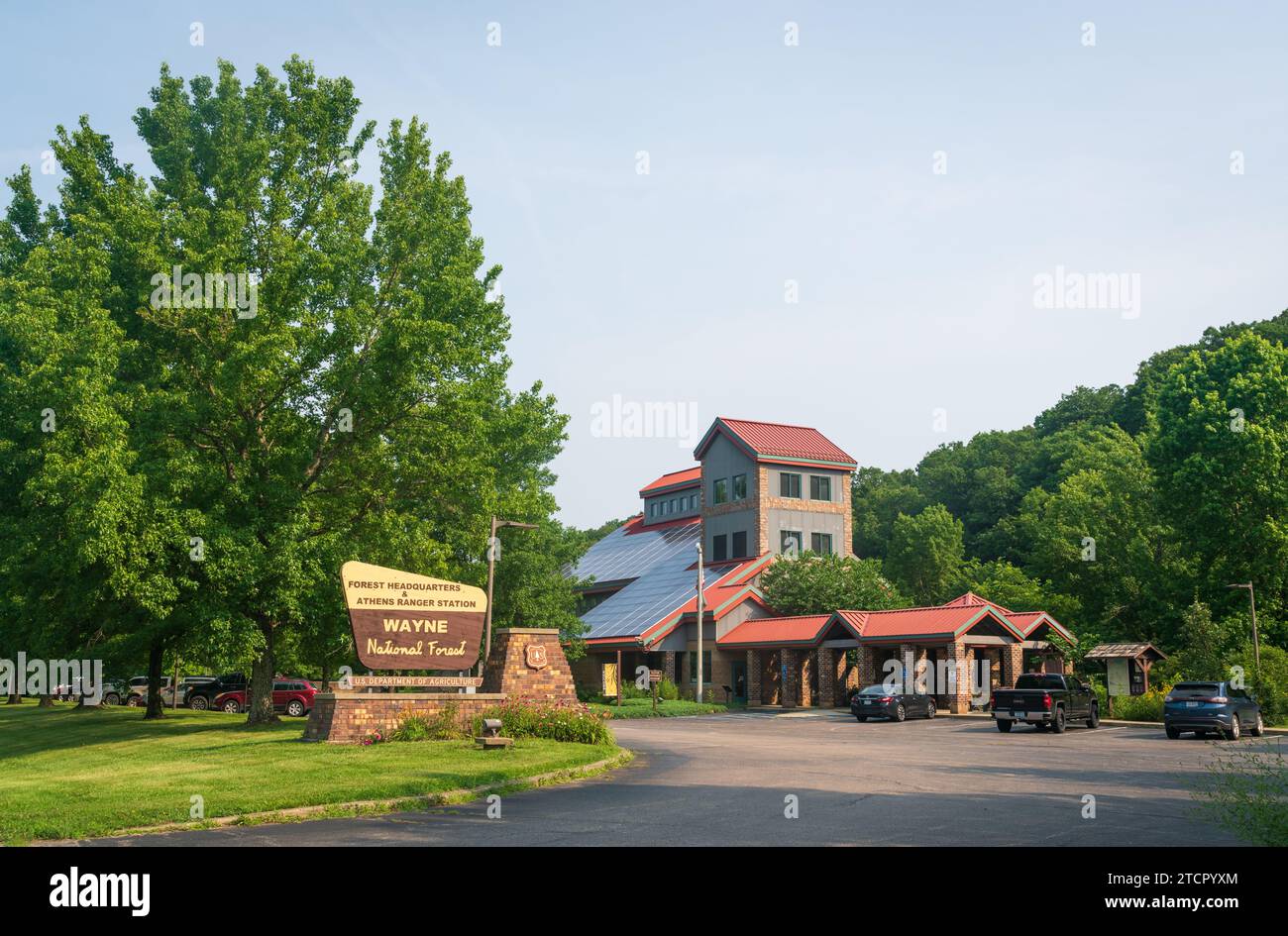 Das Wayne National Forest Welcome Center, Ohio Stockfoto