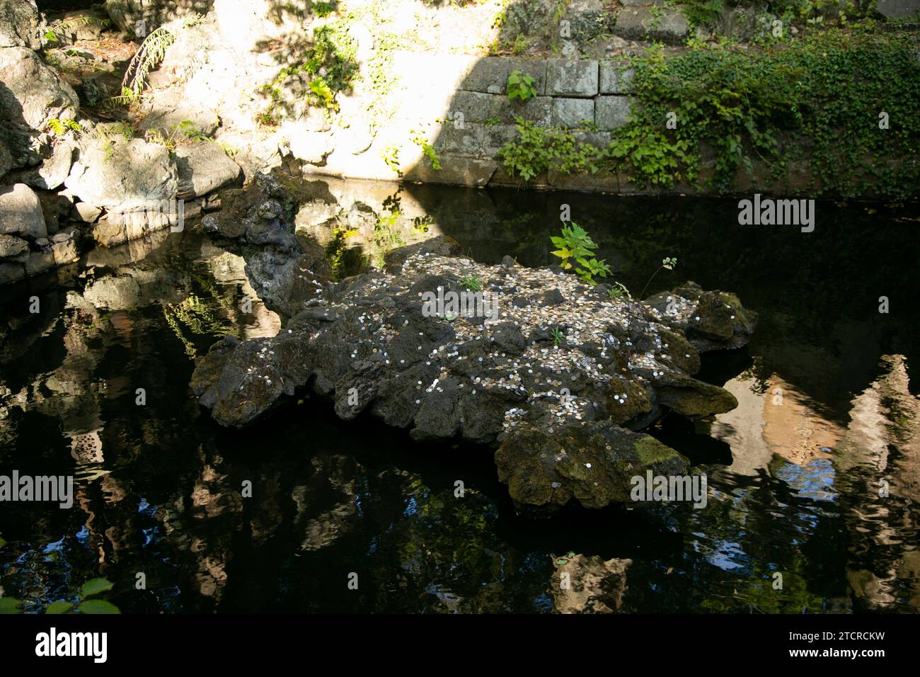 Der Garten des Naritasan Shinshoji Tempels ist ein beliebter buddhistischer Tempelkomplex in Narita Stockfoto