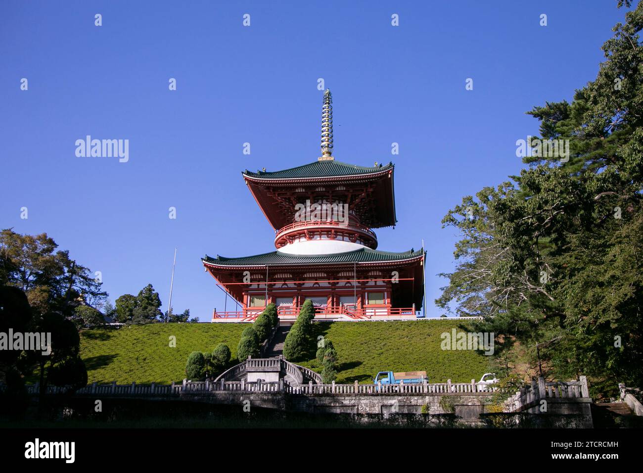 Der Naritasan Shinshoji Tempel ist ein beliebter buddhistischer Tempelkomplex in Narita Stockfoto