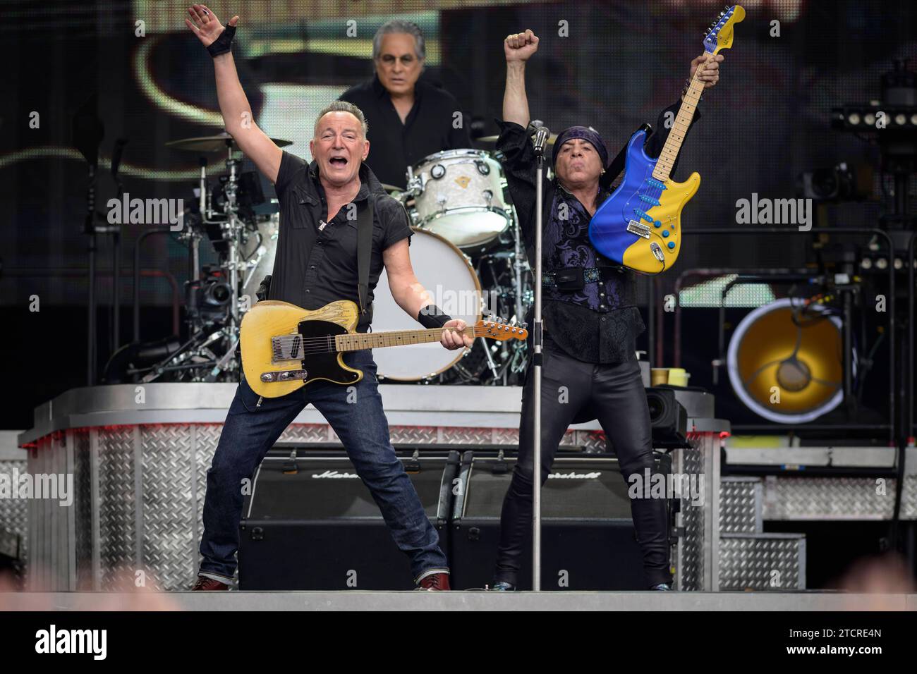 Bruce Springsteen & The E Street Band Tour 2023 live im Olympiastadion, München am 23.07.2023 *** Bruce Springsteen The E Street Band Tour 2023 live im Olympiastadion München am 23 07 2023 Stockfoto