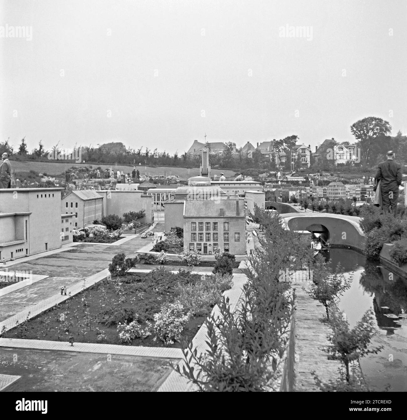 Madurodam, den Haag, Niederlande, fotografiert 1955. Madurodam ist ein ...