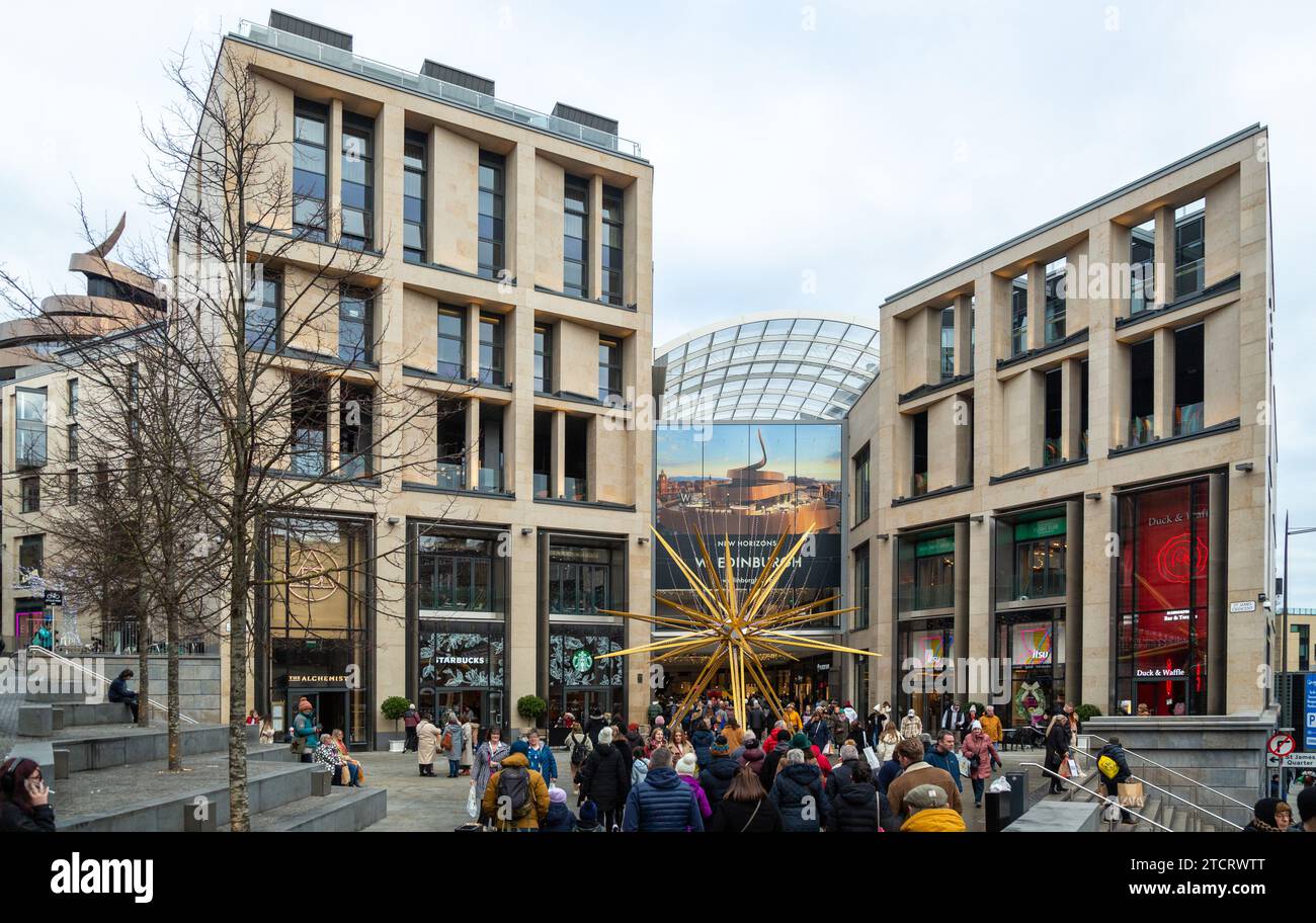 St. James Quarter, Edinburgh, Schottland Stockfoto