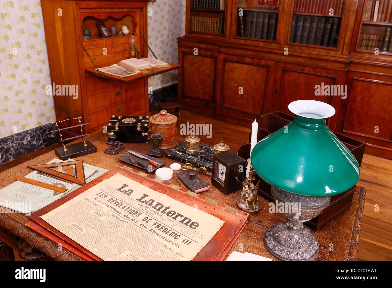 Saint Sauveur en Puisaye, Haus der Colette. Sidonie Gabrielle Colette war eine französische Schriftstellerin ( 1873–1954 ). Frankreich. Stockfoto