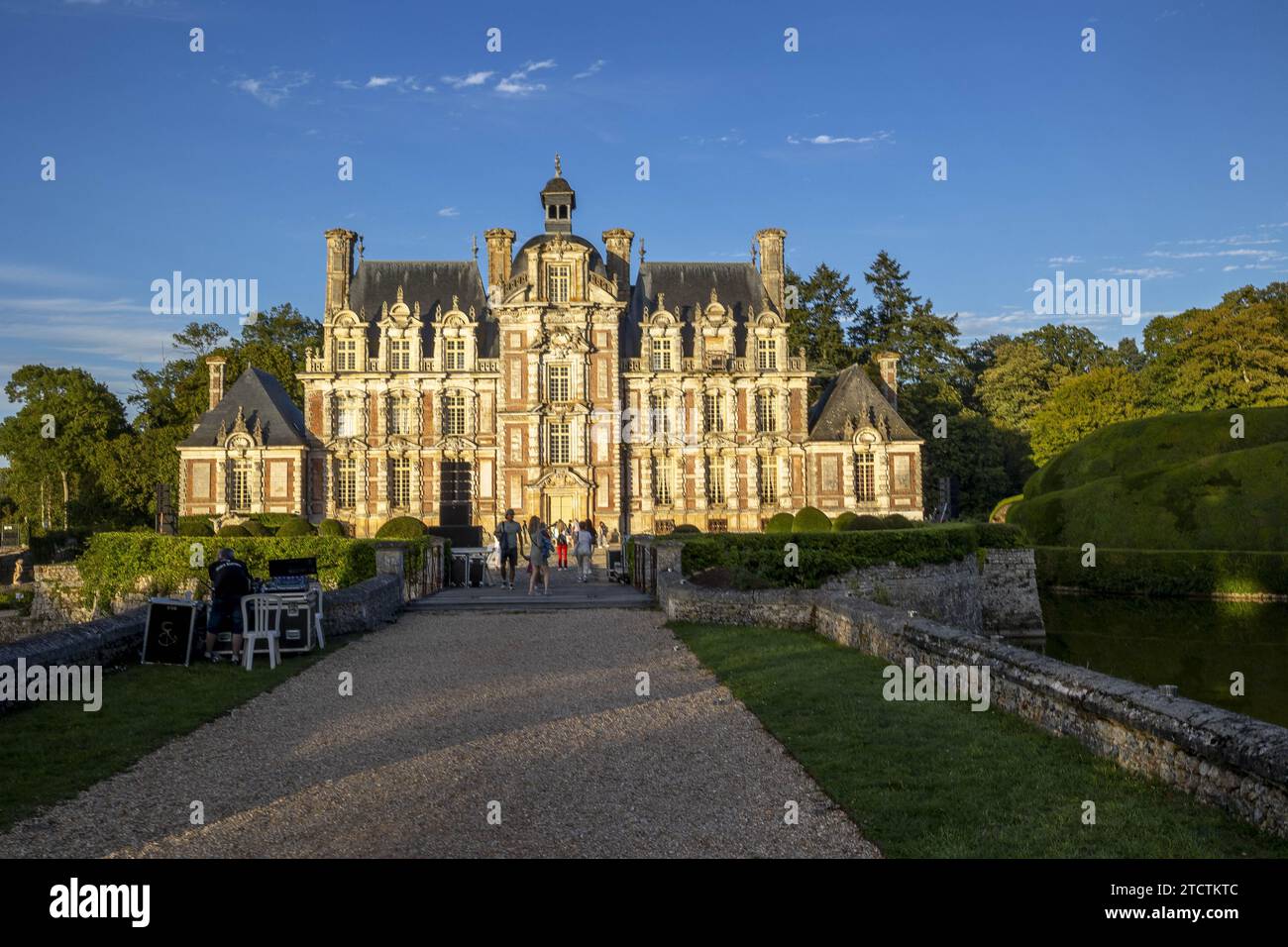 Schloss Beaumesnil, Eure, Frankreich Stockfoto