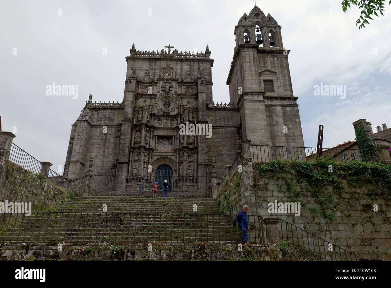 Iglesia de Santa María la Mayor, Pontevedra, Galicien, Nordwesten Spaniens, Europa Stockfoto