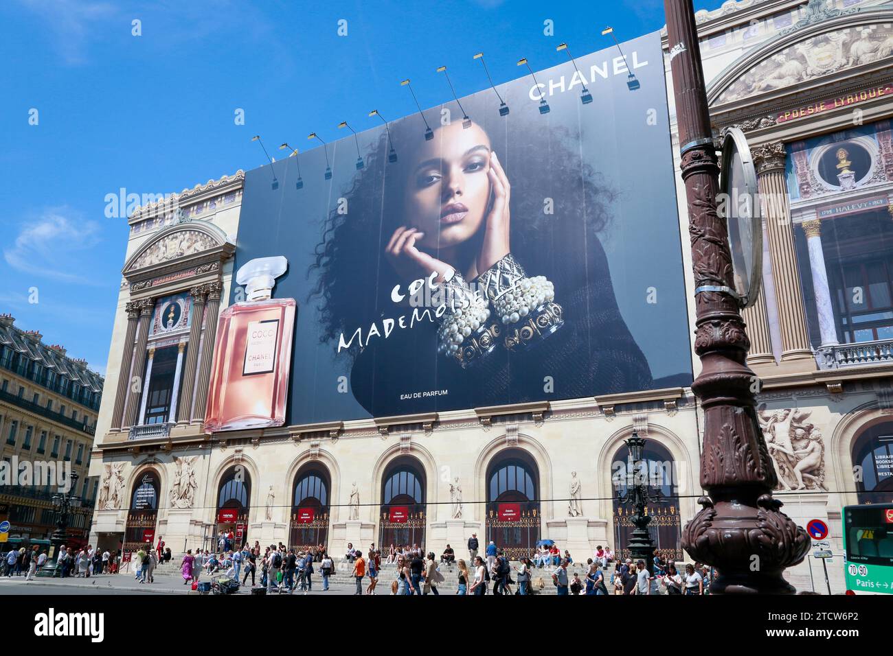 Opera Garnier, Symbol von Paris an einem sonnigen Tag, Paris, Frankreich Stockfoto