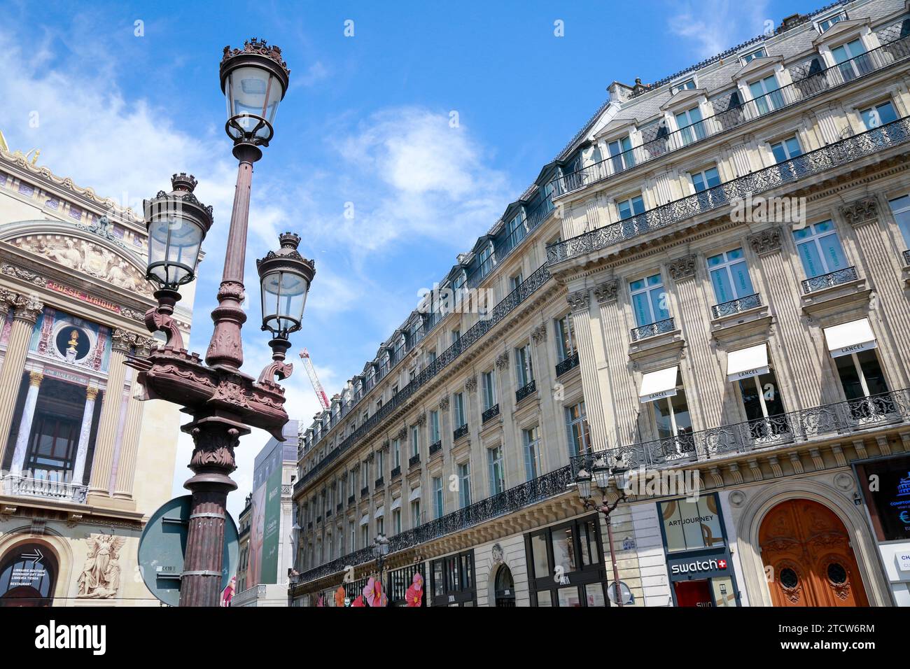 Opera Garnier, Symbol von Paris an einem sonnigen Tag, Paris, Frankreich Stockfoto