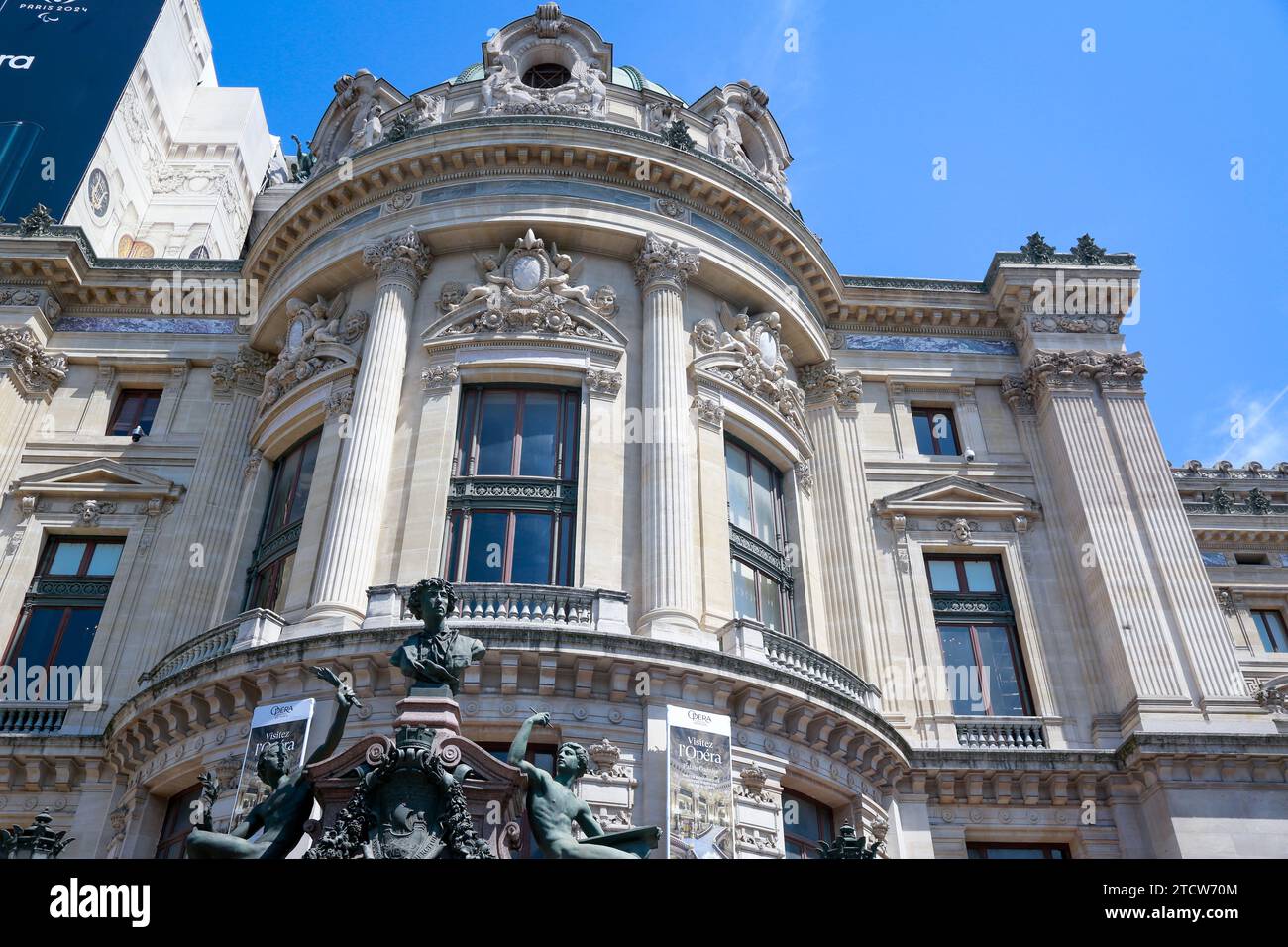Opera Garnier, Symbol von Paris an einem sonnigen Tag, Paris, Frankreich Stockfoto