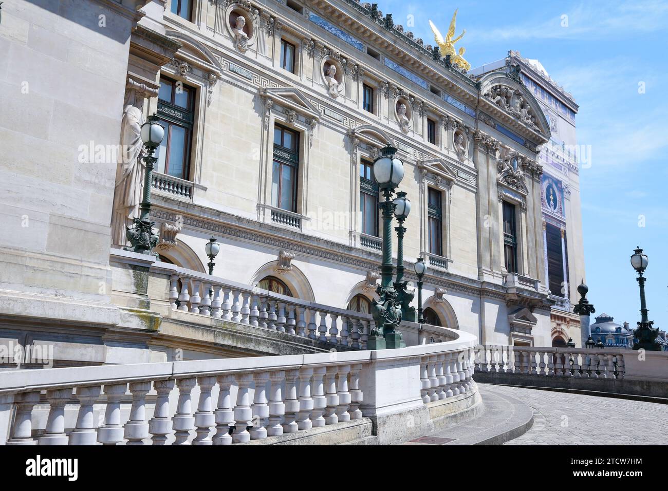 Opera Garnier, Symbol von Paris an einem sonnigen Tag, Paris, Frankreich Stockfoto