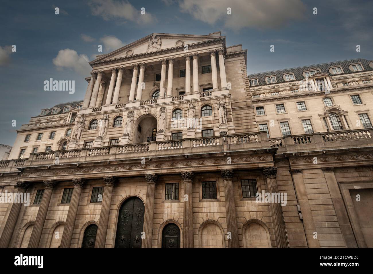 Die Bank of England Gebäude in der City of London Stockfoto