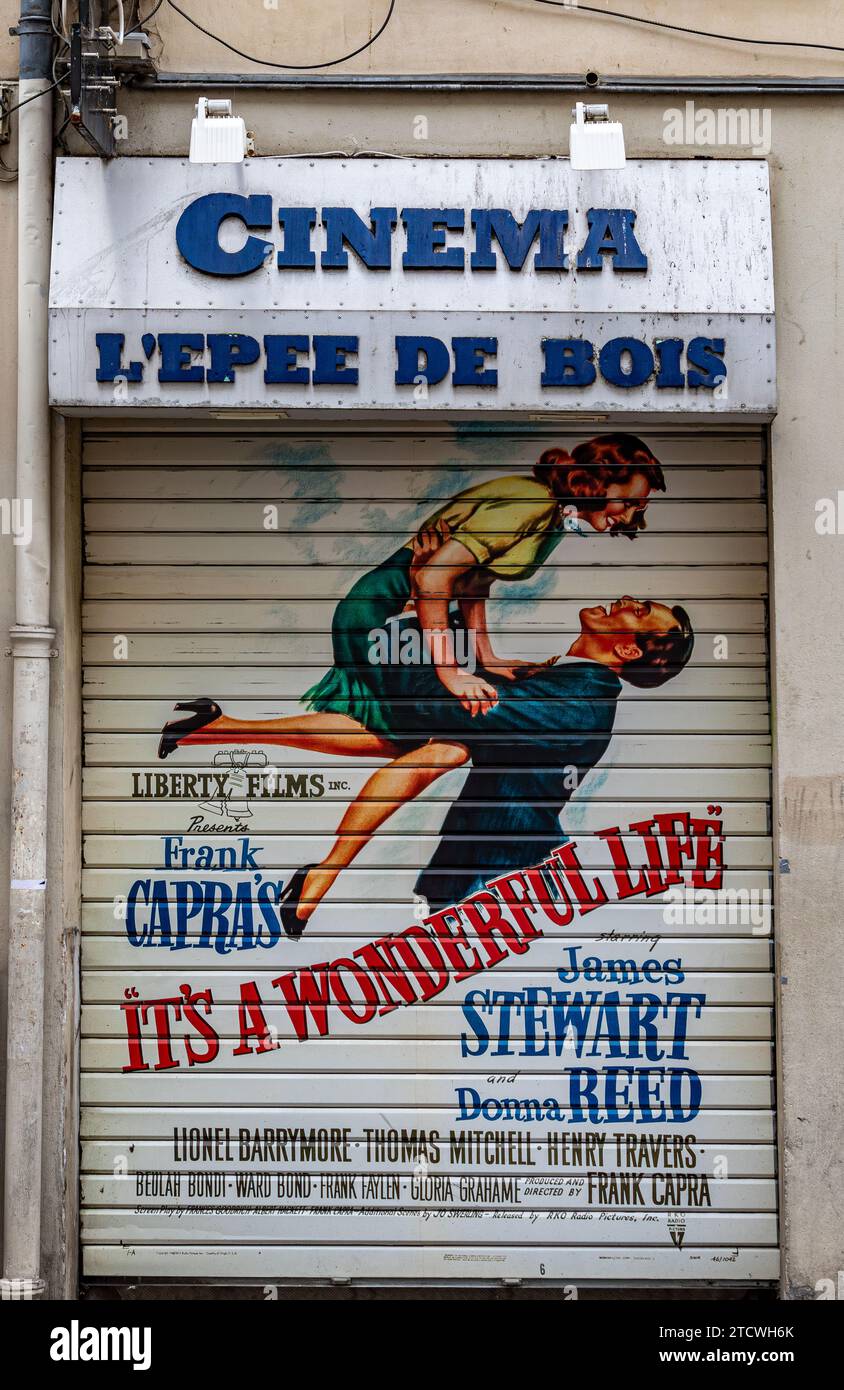 Rue Mouffetard im 5. Arrondissement von Paris, Frankreich Stockfoto