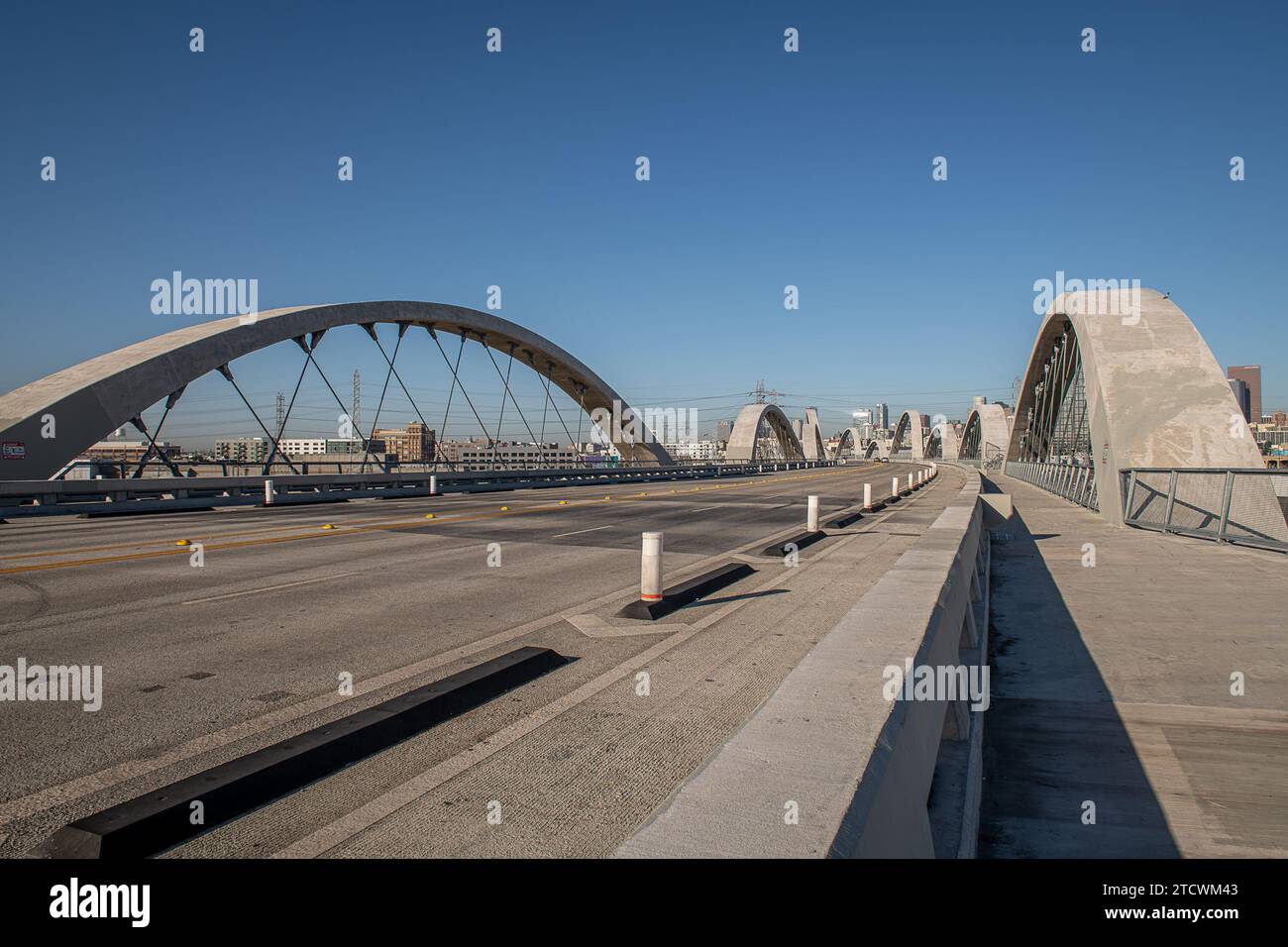 Das Viadukt der 6. Straße Stockfoto