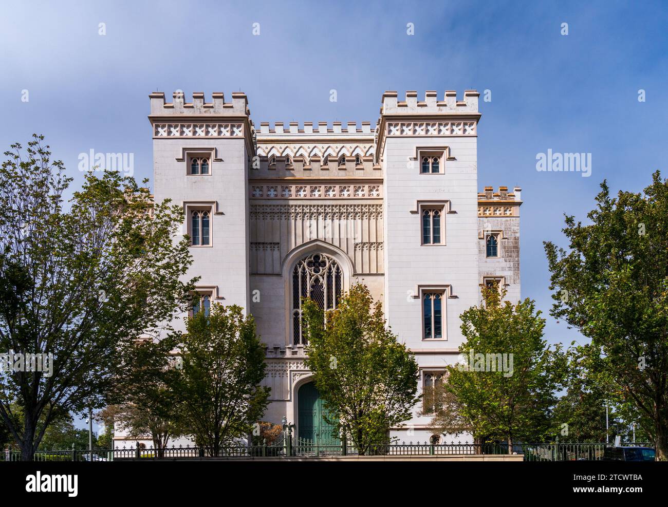 Old State Capitol Building mit Museum of Political History in Baton Rouge, der Hauptstadt von Louisiana Stockfoto