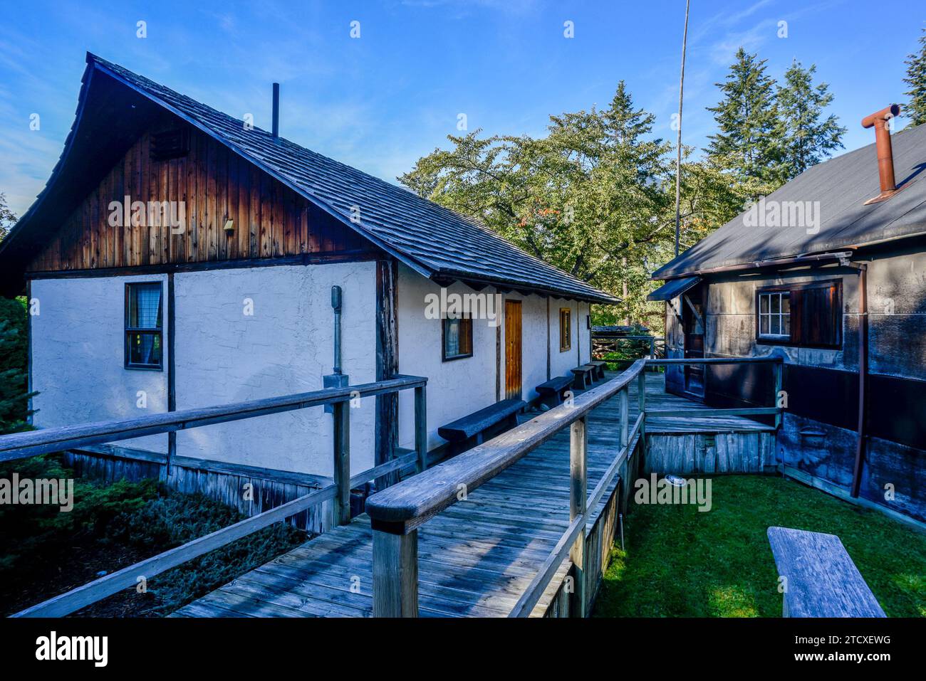 Nikkei Internment Memorial Center, New Denver, Slocan Valley, British Columbia, Kanada Stockfoto