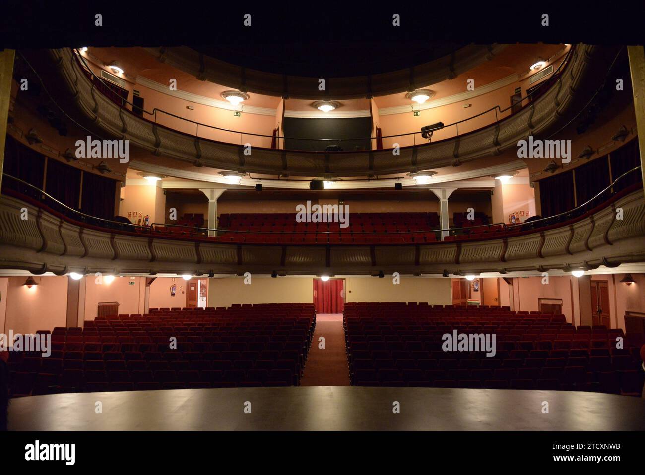 Madrid, 06.02.2016. Das Innere des Reina Victoria Theaters. Foto: Maya Balanya Archdc. Quelle: Album / Archivo ABC / Maya Balanya Stockfoto