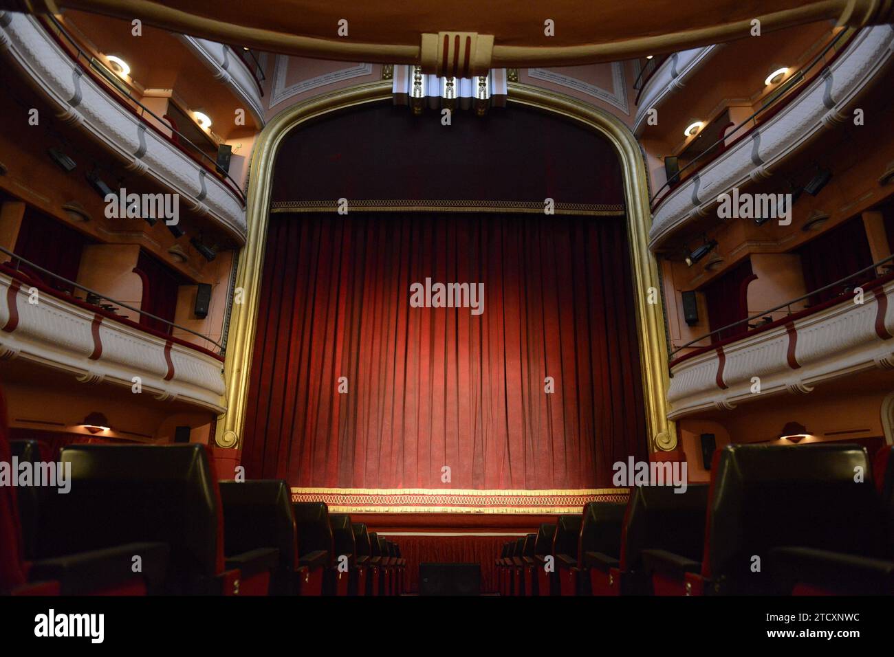 Madrid, 06.02.2016. Das Innere des Reina Victoria Theaters. Foto: Maya Balanya Archdc. Quelle: Album / Archivo ABC / Maya Balanya Stockfoto