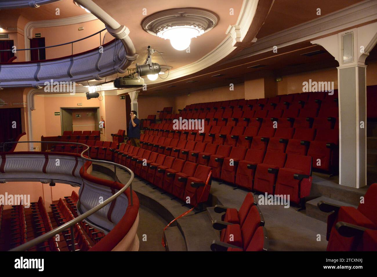 Madrid, 06.02.2016. Das Innere des Reina Victoria Theaters. Foto: Maya Balanya Archdc. Quelle: Album / Archivo ABC / Maya Balanya Stockfoto