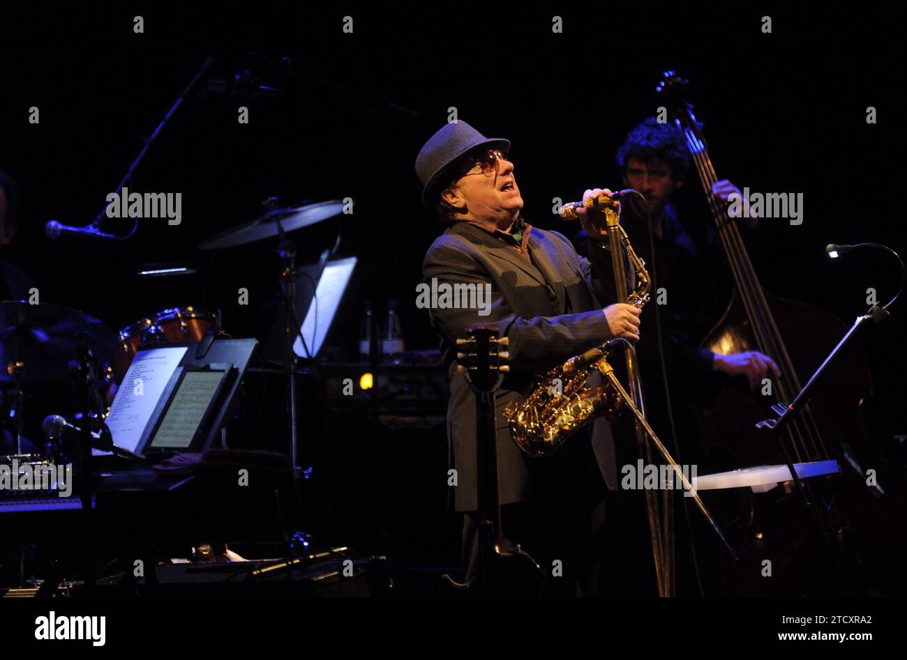 Barcelona, 19.01.2015. Van Morrison Konzert im Liceu. Fotos Inés Baucells. Archdc. Quelle: Album / Archivo ABC / Inés Baucells Stockfoto