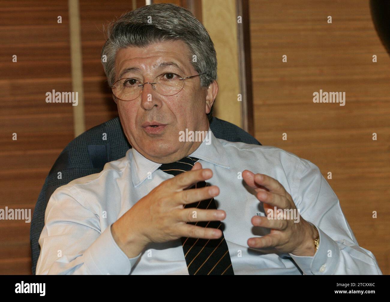 06/18/2009. Madrid, 19.06.09.- Interview mit dem Filmproduzenten Enrique Cerezo. Foto: Daniel G. López. Quelle: Album / Archivo ABC / Daniel G. López Stockfoto