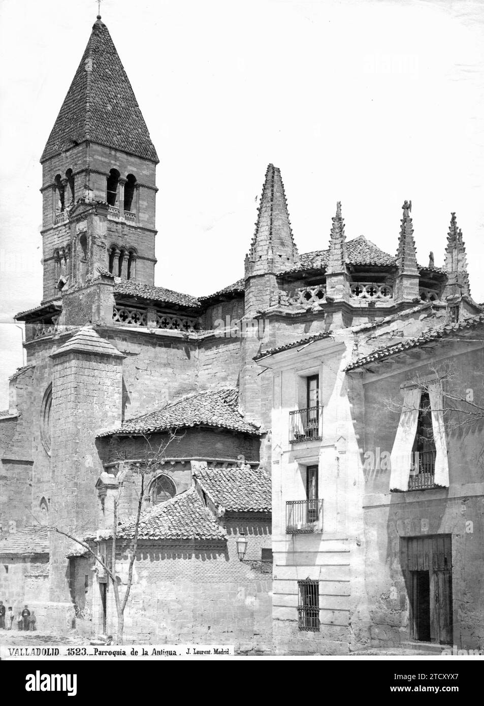 Valladolid, 1864 (CA.). Parish Antigua. Großes Albumen: 33 cm x 26 cm. Serie N.1523. Quelle: Album / Archivo ABC / Jean Laurent Stockfoto