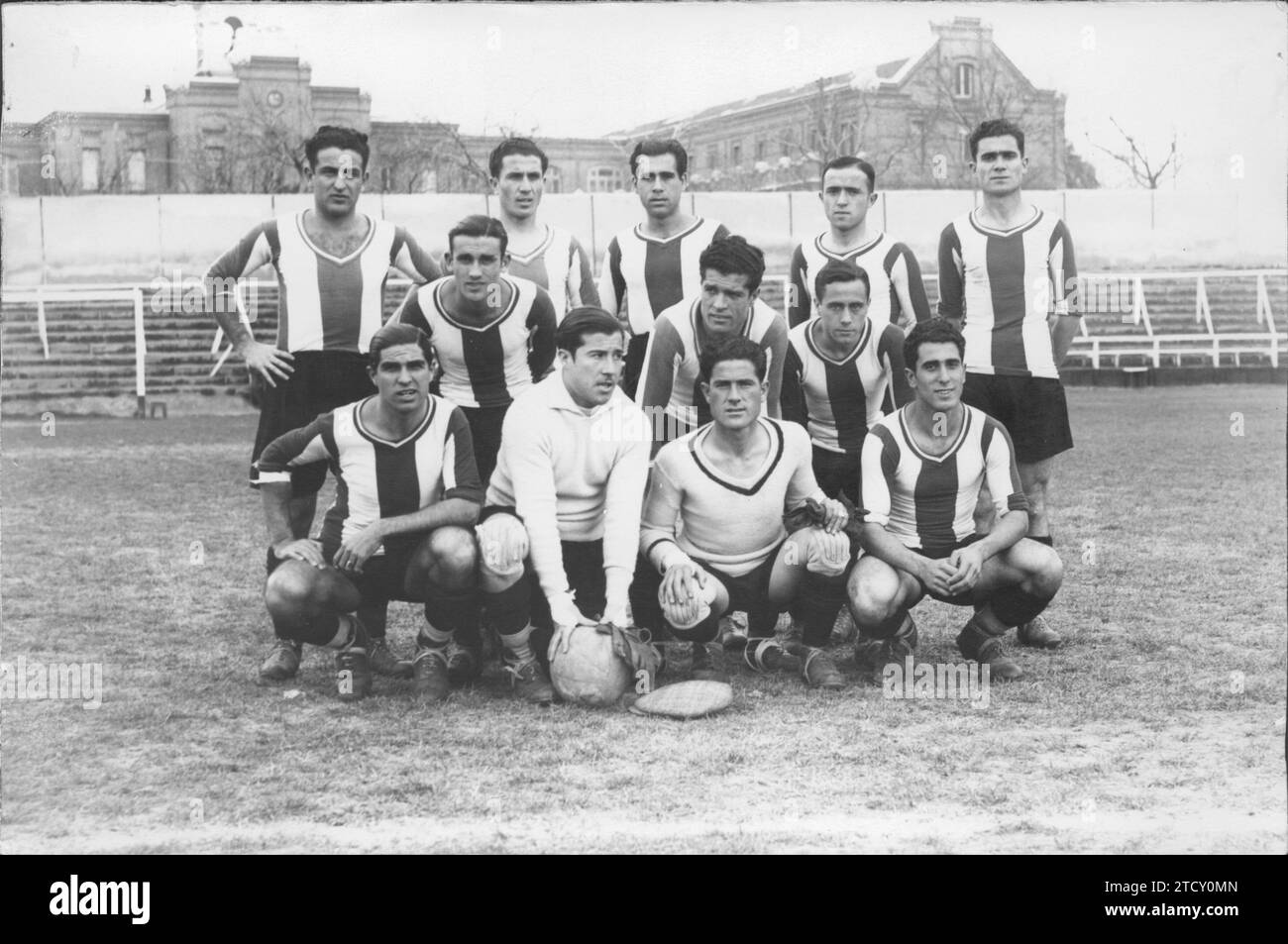 Alicante CF Hercules Player Squad während der Saison 1933-34. Quelle: Album / Archivo ABC / Álvaro Stockfoto