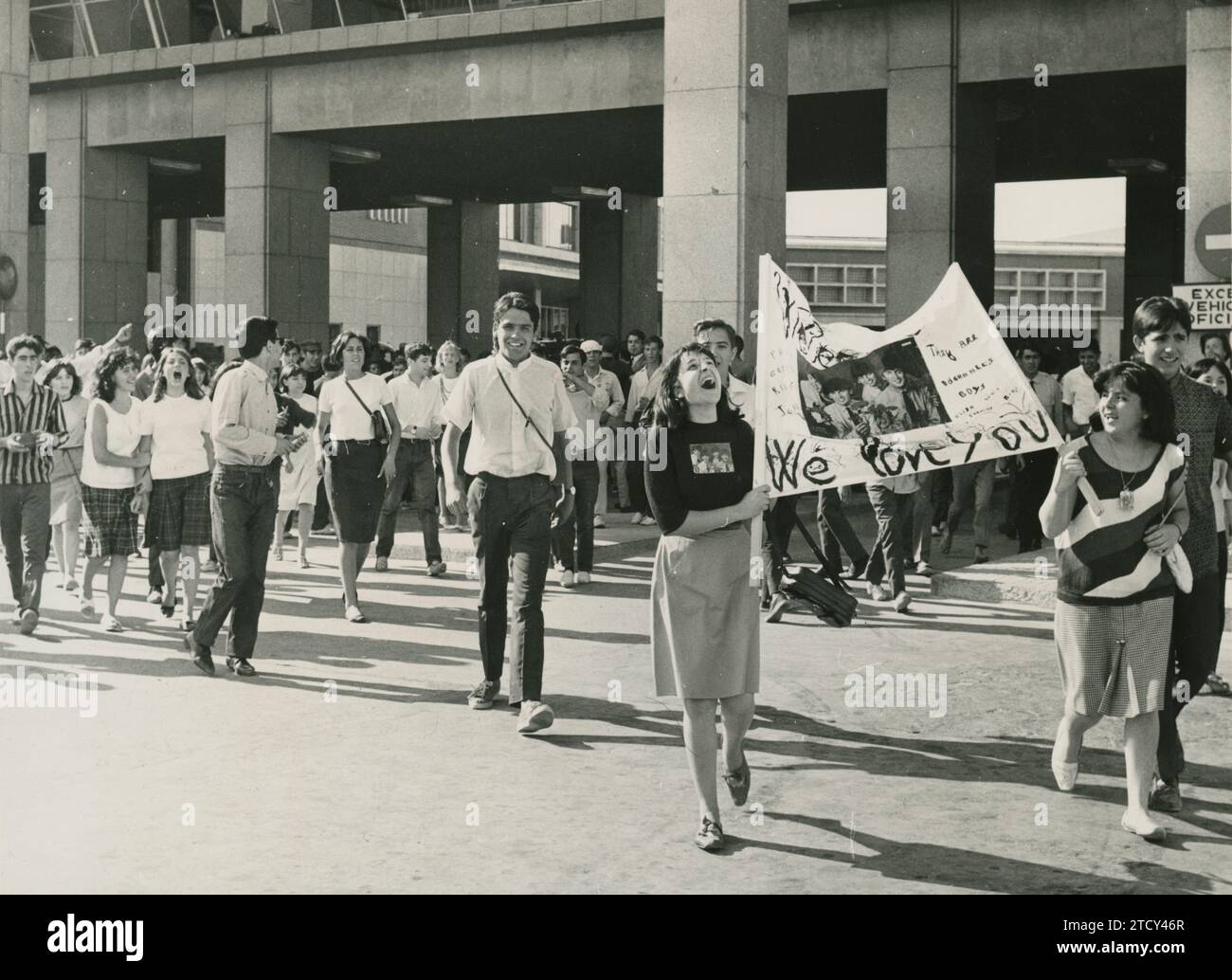 Madrid, Juli 1965. Die Beatles in Madrid. Quelle: Album/Archivo ABC Stockfoto