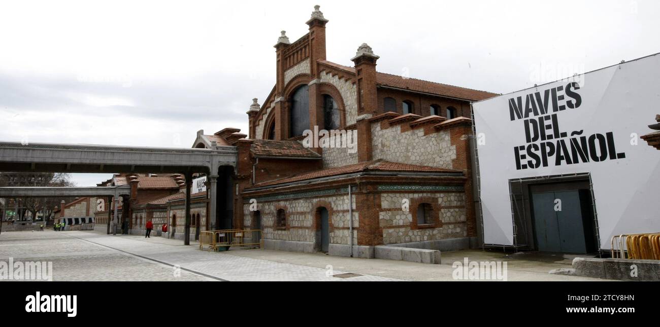 Madrid, 14.03.2011. Bericht für den Arganzuela-Bezirkszuschlag. Auf dem Bild der Schlachthof. Foto: Jaime García. ARCHDC. Quelle: Album / Archivo ABC / Jaime García Stockfoto