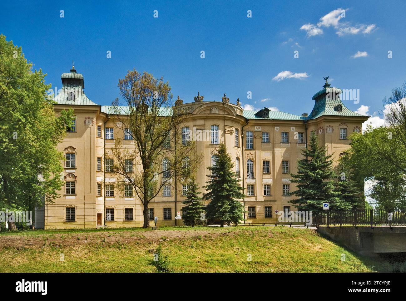 Schloss Rydzyna, Hotel und Museum in Rydzyna in der Region Wielkopolska, Polen Stockfoto